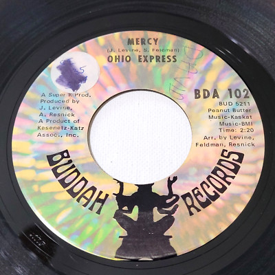 Ohio Express  - Mercy / Roll It Up - Buddah 45 RPM 7'' Vinyl '69