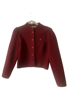 Giesswein wool jacket red sz 40