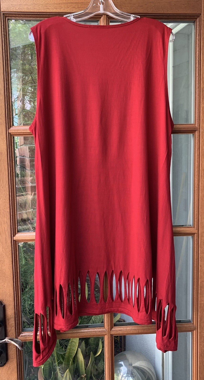 TRANSPARENTE Black Label True Red Sleeveless Long… - image 4