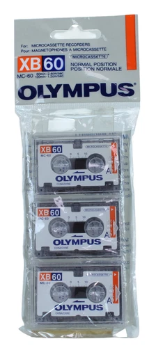 Olympus XB 60  Lot 3 Microcassette pour dictaphone Neuf (Réf#K-968)