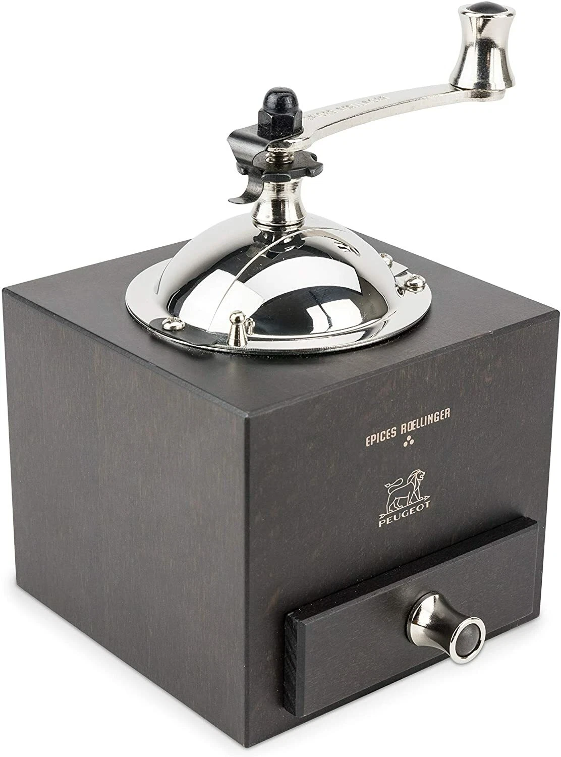 Peugeot Olivier Roellinger 5.25 Inch Pepper Mill, Chocolate