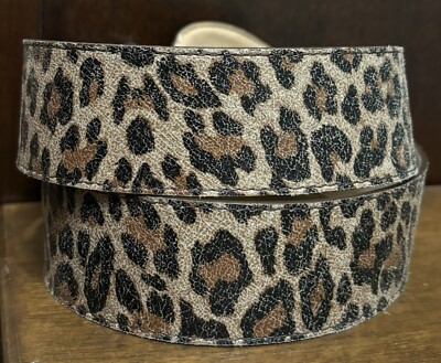 Vintage Cache Leather Animal Print Statement Piece Belt Cache Leather Belt - Etsy main image 3