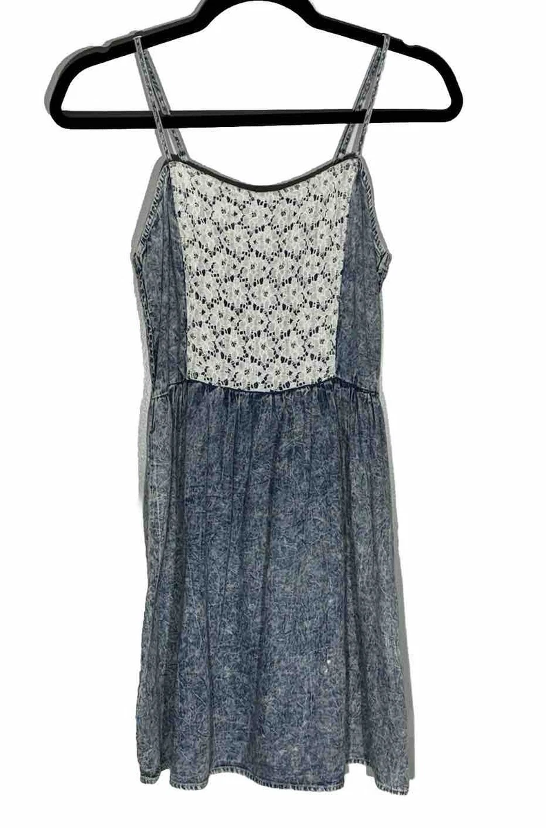 mimi chica denim dress Juniors Solid Mimi Chica for Women for sale