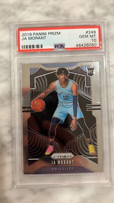 2018 Panini Prizm Basketball #249 Ja Morant Rookie Card PSA 10 | eBay