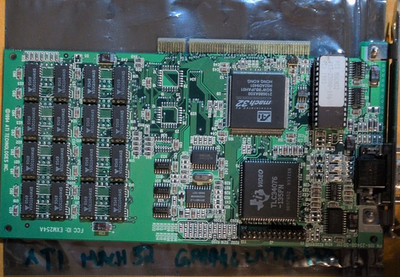 ATI Mach32 Graphic Ultra Pro ATI pn 1022540550