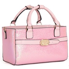 CRS Cross Rink Side Tote Ice Skating Accessory Bag. One Size, Shimmer Pink