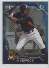 2016 Bowman Chrome Prospects Blue Refractor 130/150 John Norwood #BCP27 1h1