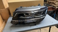 VOLKSWAGEN TIGUAN GENUINE HEADLIGHT LED PASSENGER LEFT 2016-2020