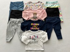 Garanimals Baby Girl Clothing Lot of 10 Pants Long Sleeve Shirts Size 6-9 Months
