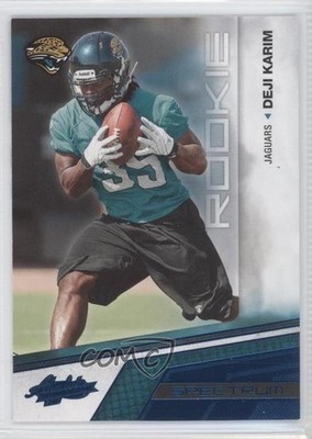 2010 Panini Absolute Memorabilia Rookie Retail Spectrum Blue Deji Karim #126 0c0