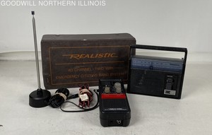 Realistic 40 Chanel Emergency Citizen Band & Panasonic AM/FM Radio RF-537