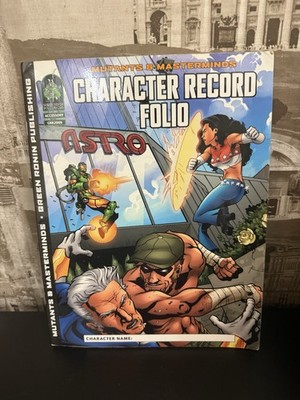 Mutants & Masterminds Charakter Platte Folio Green Ronin Verlag