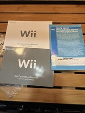 Original Nintendo Wii Operations Manuals  Quick Start Guide
