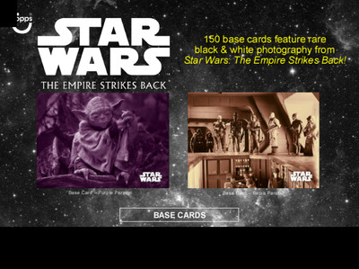2019 Topps Star Wars Empires Strikes Back Black and White Base and Inserts PFL