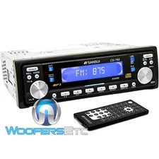 OLD SCHOOL SANSUI CD785 CAR STERO CD EQ FM MP3 DETACHABLE FACE 4 x 40W RADIO NEW
