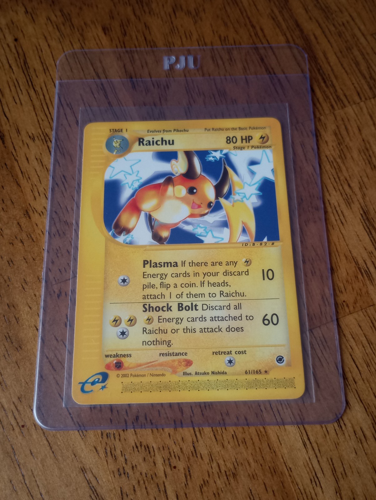 RAICHU - 61/165 - Expedition Base Set - Rare - Pokemon Card - NM