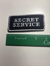 Secret Service Embroidered Patch Velcro
