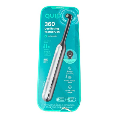 #ad #ad Quip Rev Oscillating Rechargeable Electric Toothbrush with Extra Brush Head $55.00