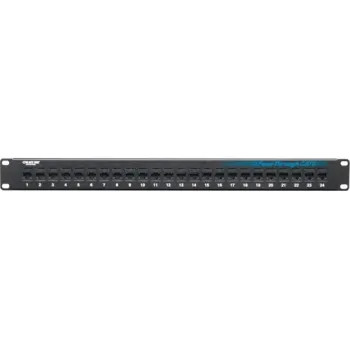 BLACK BOX CORPORATION JPM818A 24-Port CAT6 Feed-Through Patch Panel
