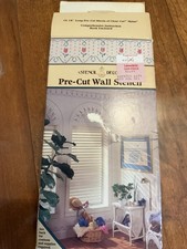 STENCIL DECOR PRE CUT DECORATOR WALL STENCIL EYELET FLORAL