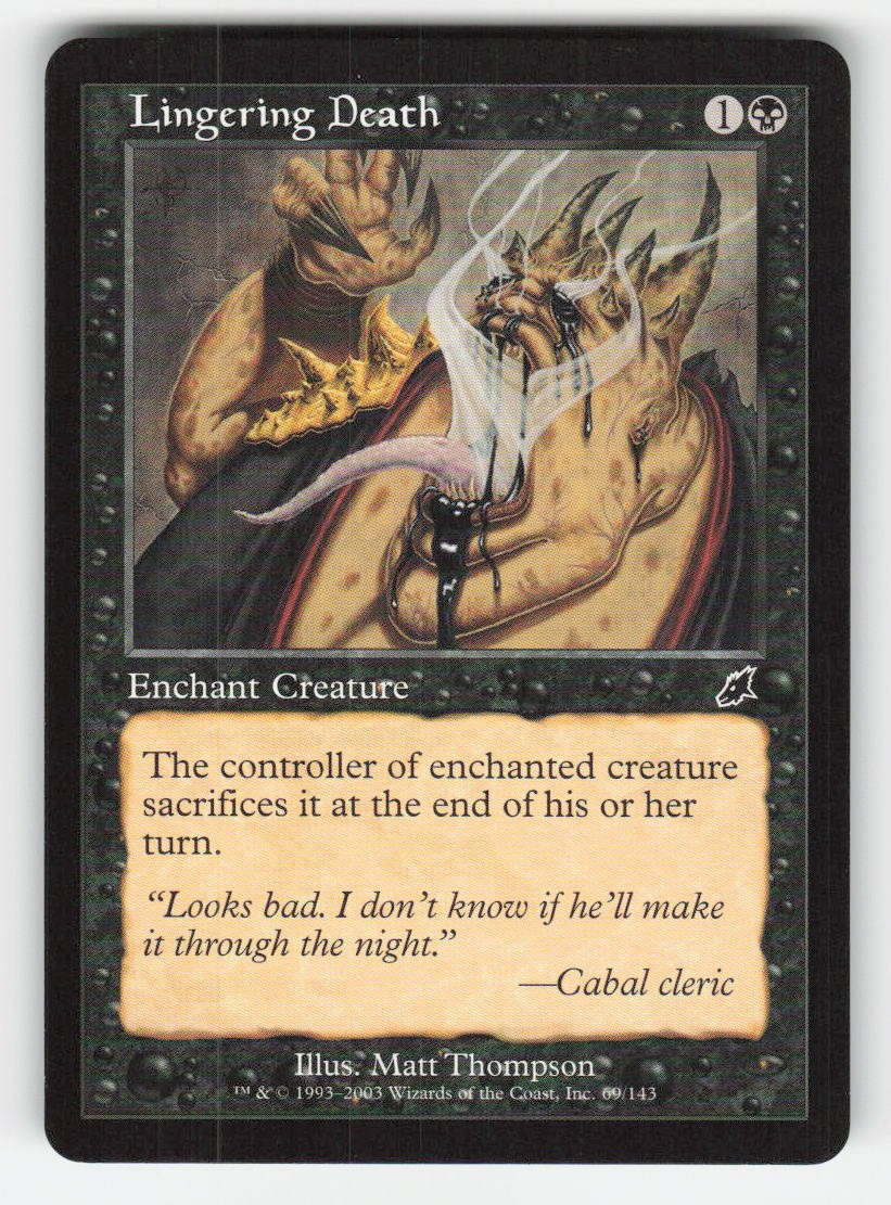 2003 Lingering Death Scourge 69 MTG