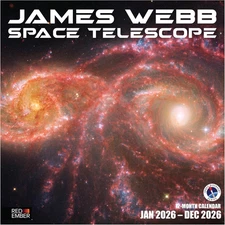 James Webb Space Telescope 2026 Wall Calendar 12 Month | 12" X 24" Open | Thick 