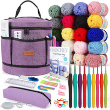 Crochet Kit for Beginners, Beginner Crochet Kit for Adults-Crochet Kits Includes