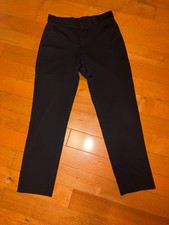 Uniqlo EZY Ankle Pants Mens XS Dry-Ex Black 341-414413