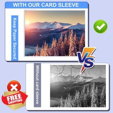 Sherr 2 Pk 18x24" Rigid Plastic Print Protectors, Poster Sleeves