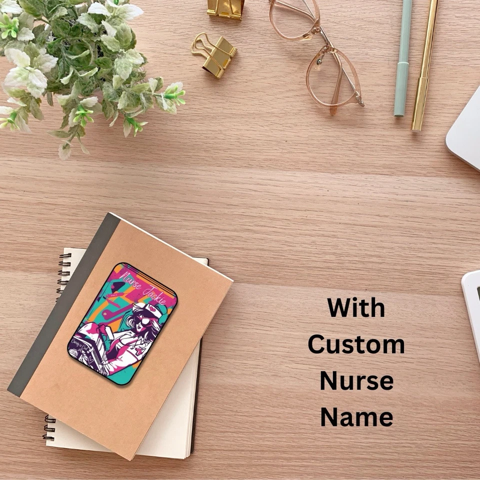 Pegatina Enfermera 3x4.5 Retro Enfermera Sticker Foto 4 de 4