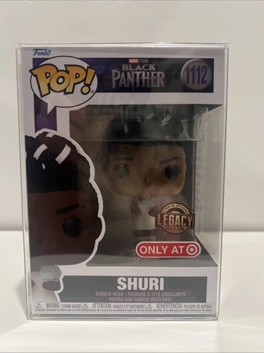 Funko Pop! Marvel: Shuri (#1112) - Objetivo exclusivo - Como nuevo con protector