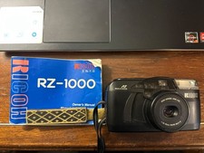 Ricoh RZ-1000 35mm Film Camera 38-105 Zoom Lens TV Mode w/ Strap Owners Manual