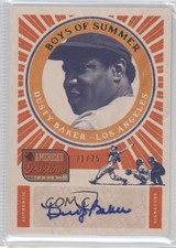 2013 America's Pastime Boys of Summer Signatures Gold 21/25 Dusty Baker Auto r4i
