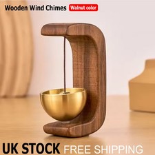Wooden Wind Chimes Wireless Doorbell Walnut Magnetic Door Bell Entrance Decorati