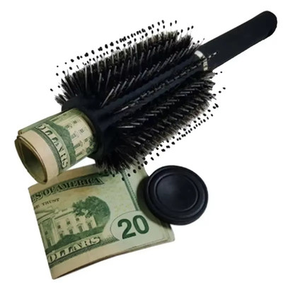 Hair Brush Diversion Stash Safe Decoy Safe Dorm Room safe Travel Safe