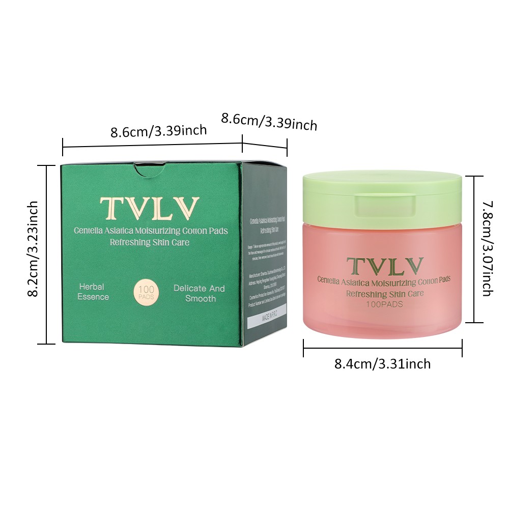 100Pcs Korean Skincare Toner Pads for Anti-Aging, Dark Spots&Wrinkles Cleaning