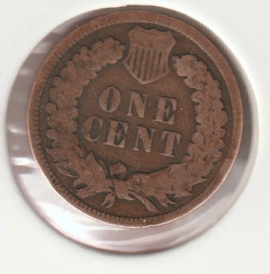 US Rare Old West 1908 Indian Head Penny Coin American Collection Shield Cent USA - Image 2 of 2