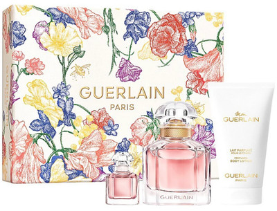 Guerlain Mon Eau De Parfum EDP 50ml Travel Gift Set Body Lotion 75ml