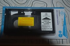 Oawmwaoa VHS-C Cassette Converter VHSC100 Camcorder Tape Converter to VCR