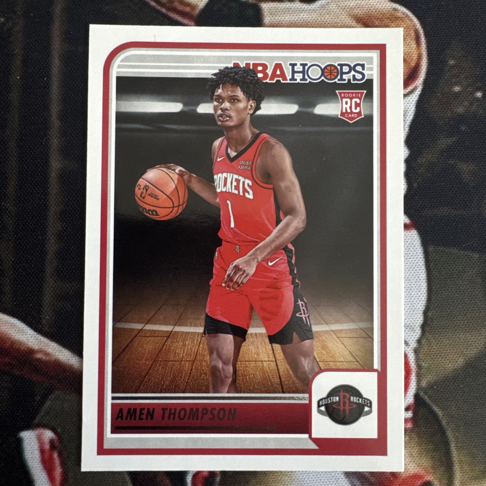 2023 NBA Hoops #242 Amen Thompson RC - Rockets