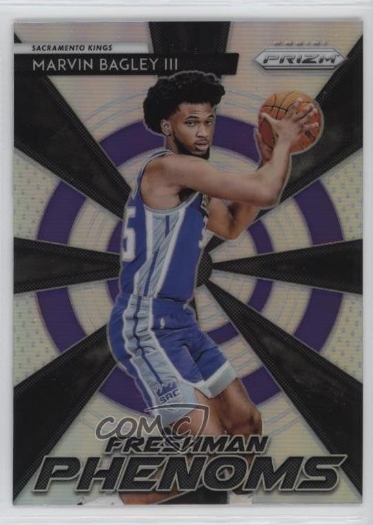 2018-19 Panini Prizm Freshman Phenoms Silver Marvin Bagley III #24 Rookie RC w5b