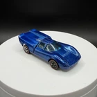 Vintage Hot Wheels Redline Lola GT70 Blue HK Base - Good Condition