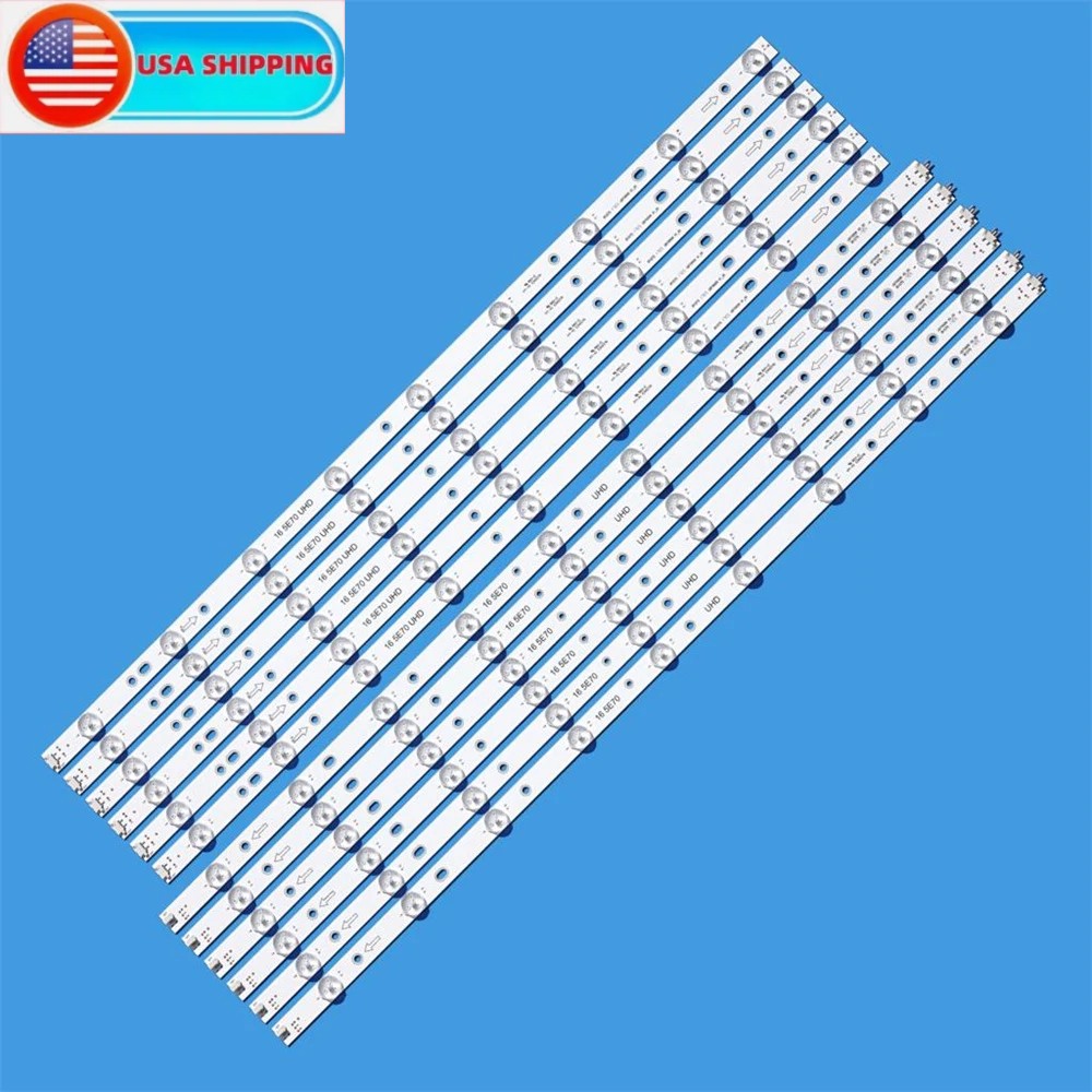 New Vizio E70-E3 LED Backlight Strips Set (12) LB70006 V1_00