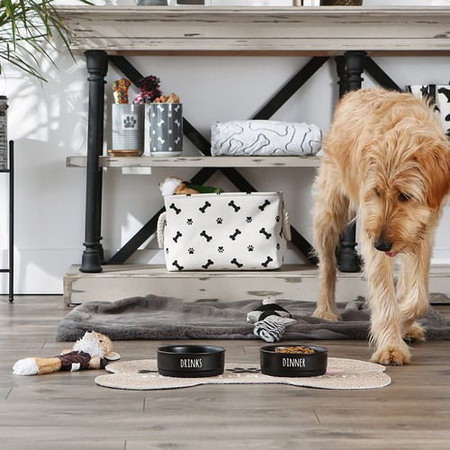 Ceramic Pet Bowls for Dogs & Cats Dishwasher & Microwave Safe, Non-Slip Botto... - Picture 2 of 3