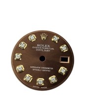 Rolex 26MM Datejust/President Custom Brown Diamond Dial 6917 69173 69178