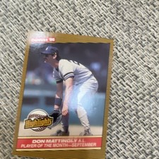 Donruss 1986 Highlights Don Mattingly #48 New York Yankees Baseball Card