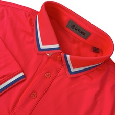 G/FORE G/TAB Essential Tech Jersey Banded Sleeve Golf Polo Birdie Size Large