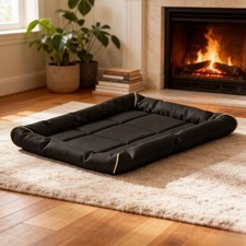 Midwest Homes for Pets QuietTime Maxx Dog Bed, 30-inch Crate Ultra-Durable Black