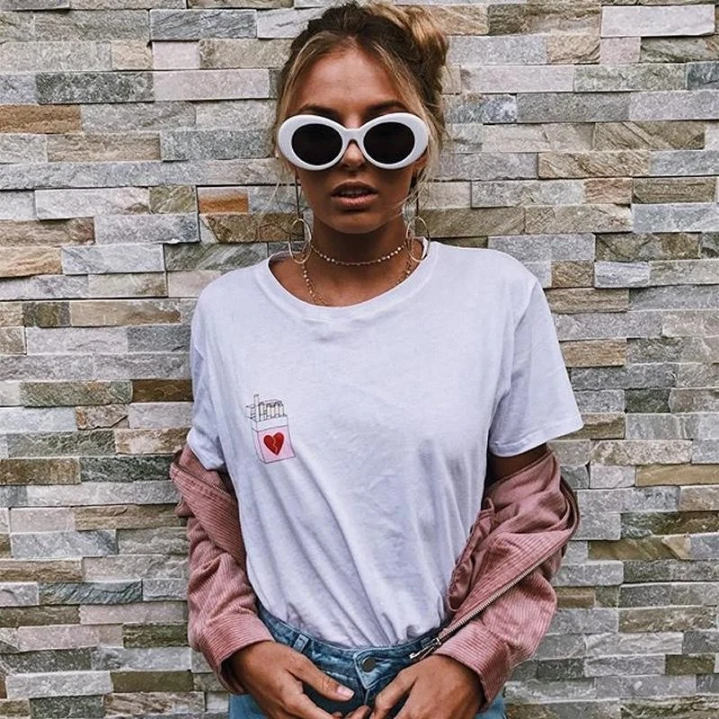 Gafas de sol ovaladas con brazos cónicos retro de gran tamaño 53 mm C383 Foto 3 de 4