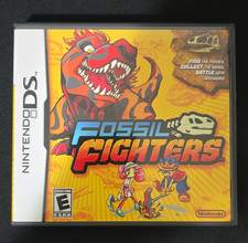 Nintendo DS Fossil Fighters Case & Instruction Manual